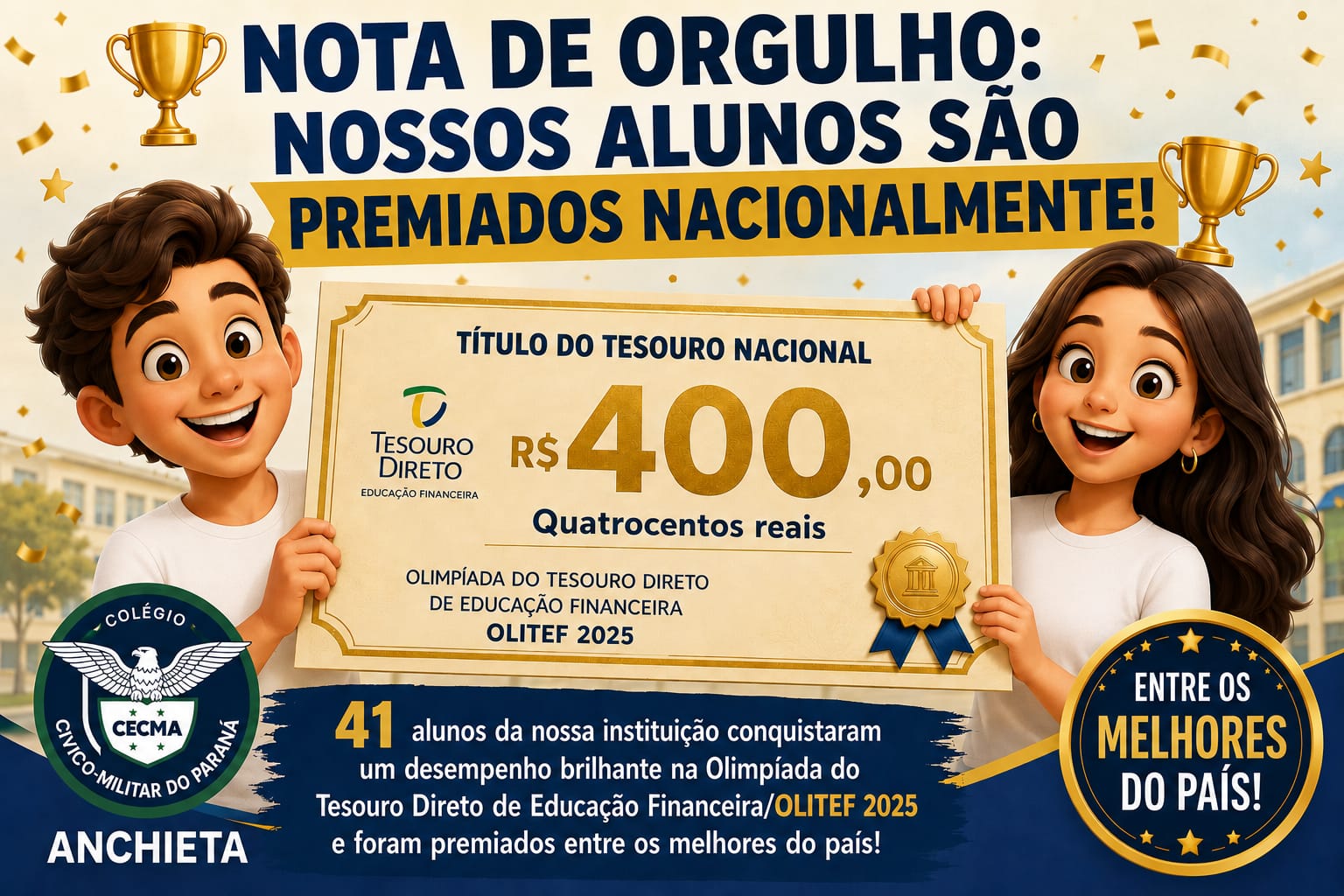 Premiação OLITEF 2025
